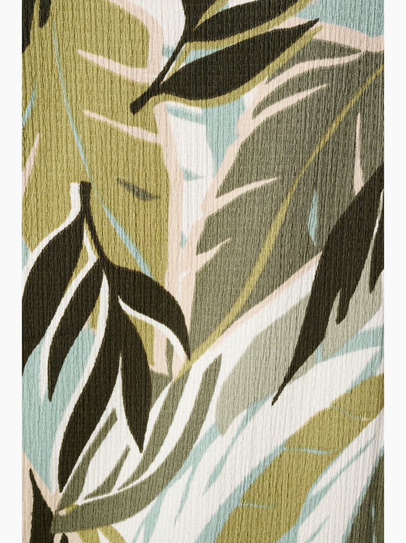 MS MODE Top Haut à imprimé Vert - Kiabi