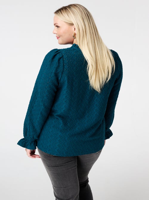 MS MODE Top Haut avec broderie - Kiabi