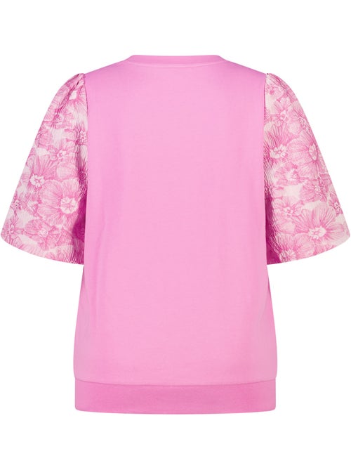 Ms Mode Top haut avec manches en jacquard - Kiabi Ms Mode Top haut avec manches en jacquard - Kiabi