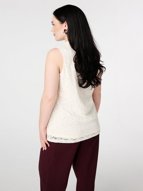 MS MODE Top Haut en dentelle - Kiabi