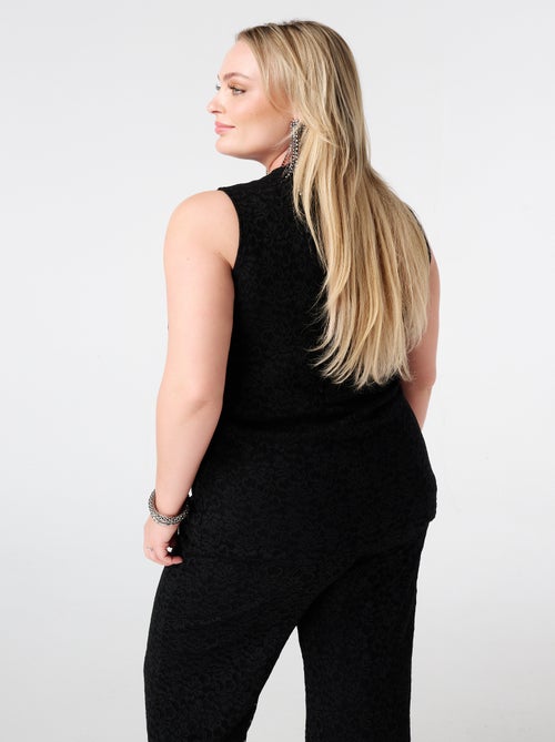 MS MODE Top Haut en dentelle - Kiabi