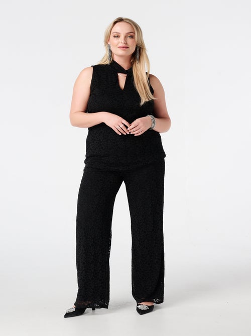 MS MODE Top Haut en dentelle - Kiabi