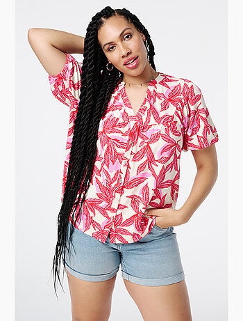 MS MODE Top Haut léger à imprimé