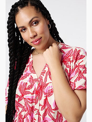 MS MODE Top Haut léger à imprimé