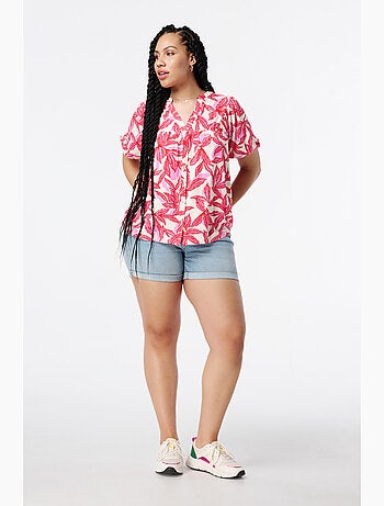 MS MODE Top Haut léger à imprimé