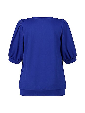 MS MODE Top Top à manches bouffantes