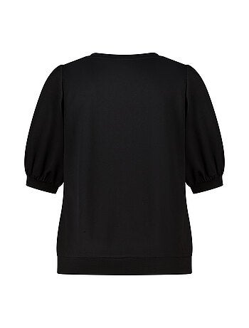 MS MODE Top Top à manches bouffantes