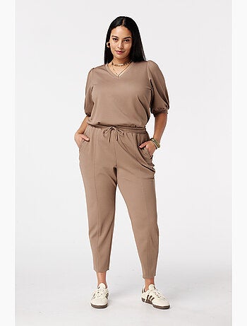 MS MODE Top Top à manches bouffantes