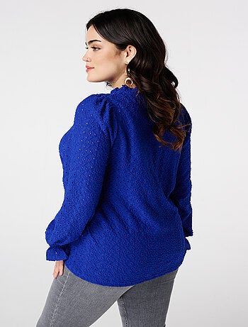 MS MODE Top Top avec détails de broderie
