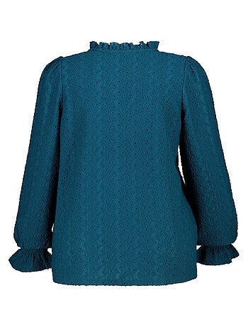 MS MODE Top Top avec détails de broderie