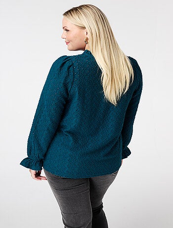 MS MODE Top Top avec détails de broderie
