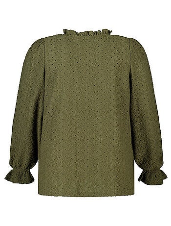 MS MODE Top Top avec détails de broderie
