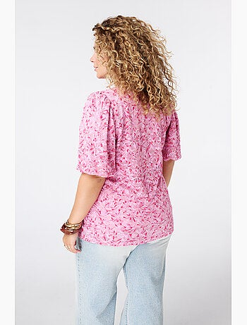 Ms Mode Top top avec détails en dentelle