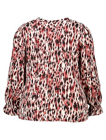 MS MODE Top Top imprimé et texturé