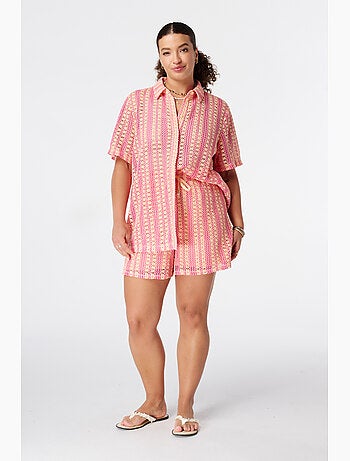 MS MODE Top Top polo en crochet