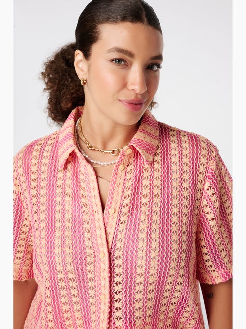 MS MODE Top Top polo en crochet - Kiabi MS MODE Top Top polo en crochet - Kiabi