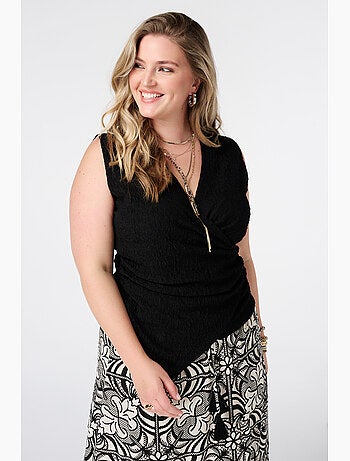 MS MODE Top Top portefeuille avec dentelle