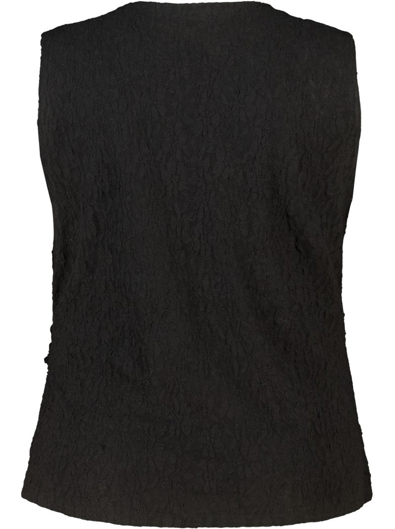 MS MODE Top Top portefeuille avec dentelle Noir - Kiabi