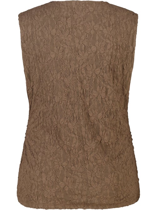 MS MODE Top Top portefeuille avec dentelle - Kiabi