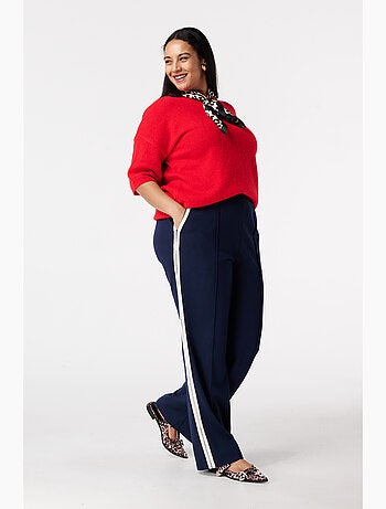 MS MODE Top Top tricoté à manches courtes