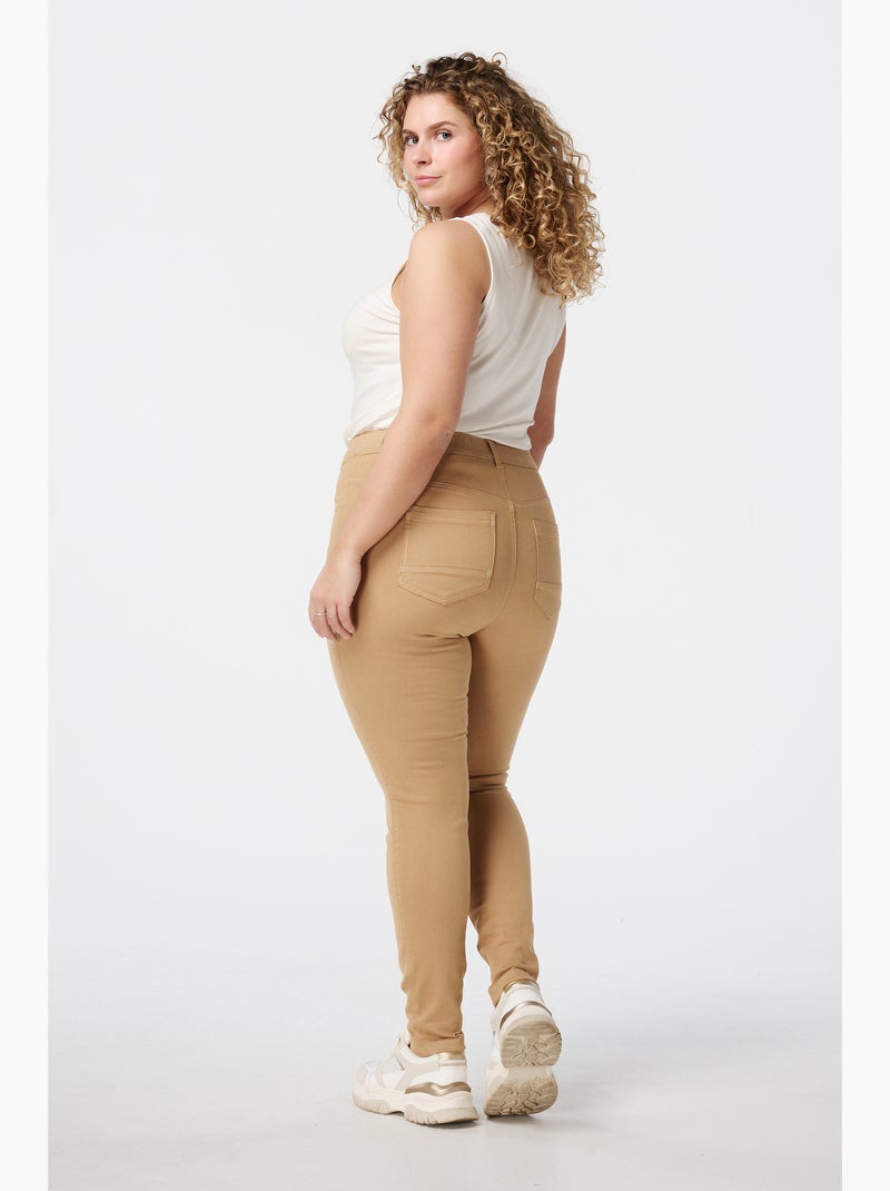 Ms mode tregging à jambes skinny Camel - Kiabi
