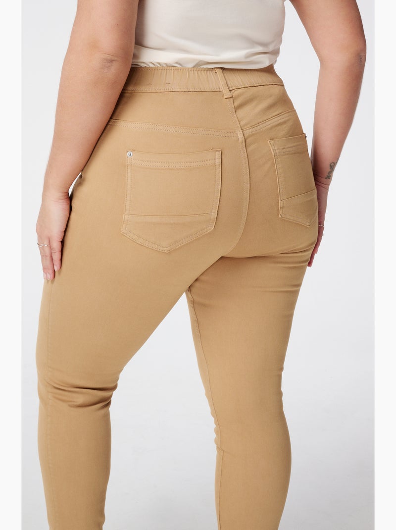 Ms mode tregging à jambes skinny Camel - Kiabi