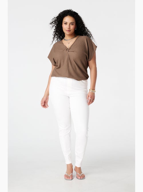 Ms mode tregging aspect denim - Kiabi Ms mode tregging aspect denim - Kiabi