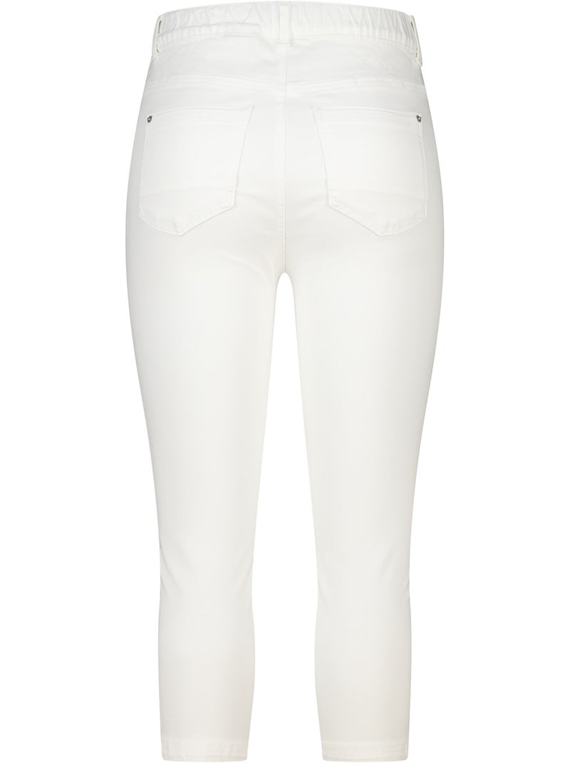 Ms mode tregging aspect denim Blanc - Kiabi
