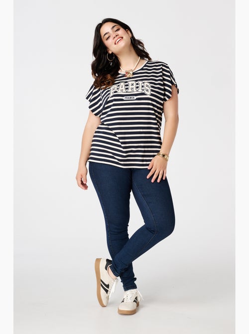 Ms mode tregging aspect denim - Kiabi Ms mode tregging aspect denim - Kiabi