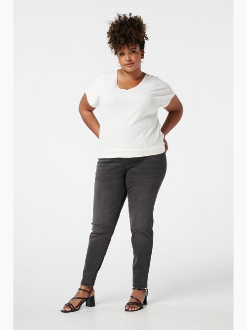 Ms mode tregging aspect denim - Kiabi Ms mode tregging aspect denim - Kiabi