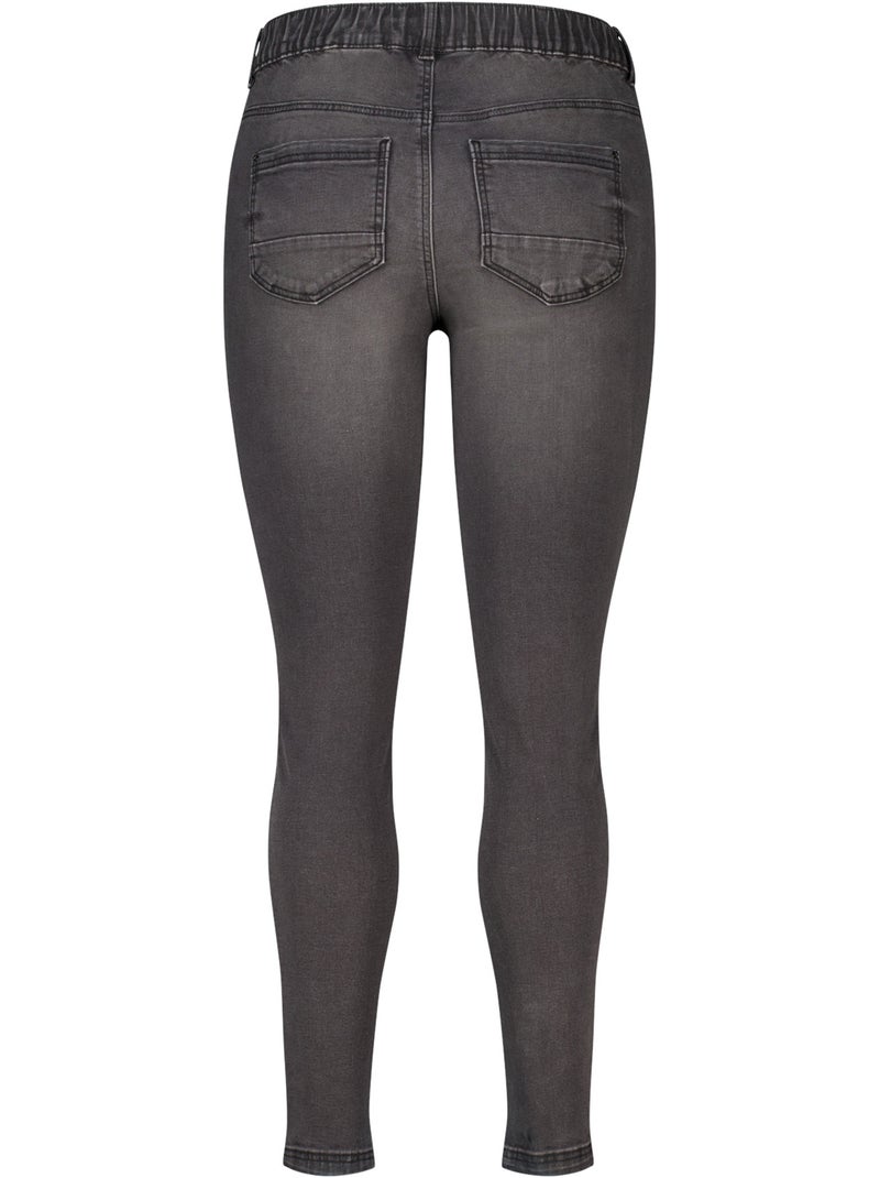 Ms mode tregging aspect denim Gris - Kiabi