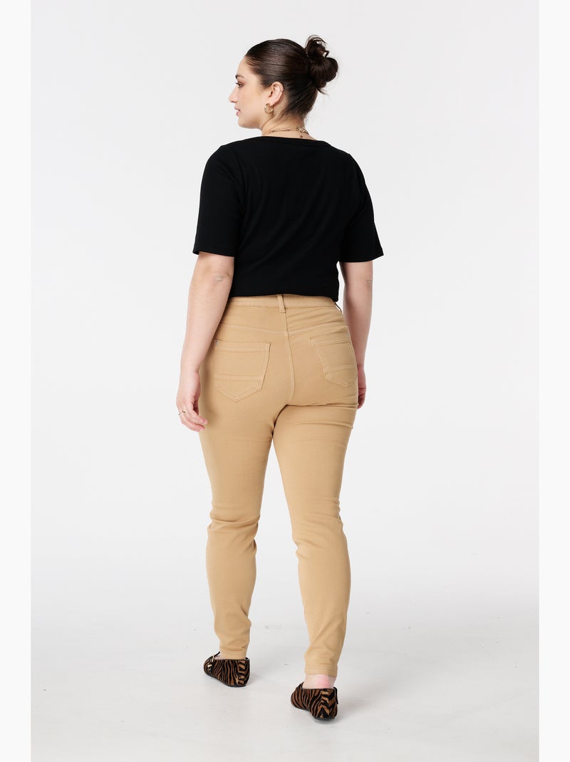 Ms mode tregging aspect jean Camel - Kiabi