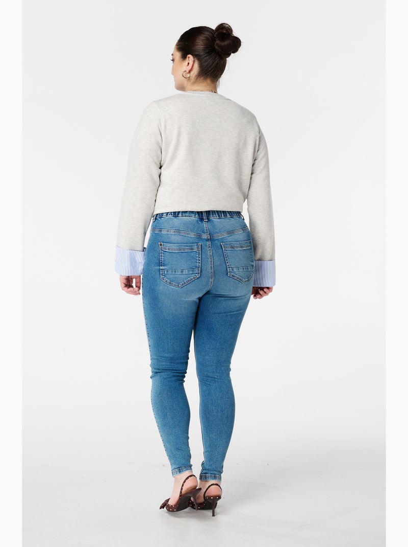 Ms mode tregging avec un look denim Bleu denim - Kiabi