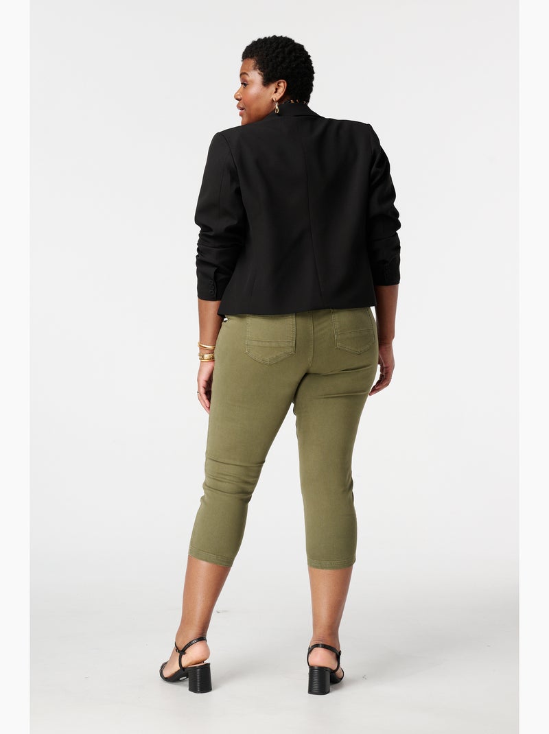 Ms mode tregging avec un look denim Kaki - Kiabi
