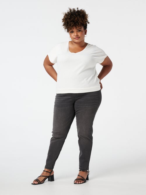 MS MODE Tregging Tregging aspect denim - Kiabi