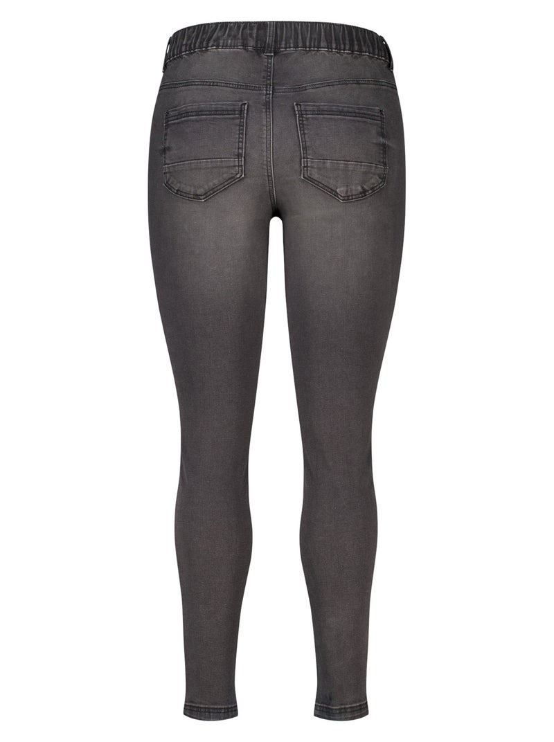 MS MODE Tregging Tregging aspect denim Gris - Kiabi