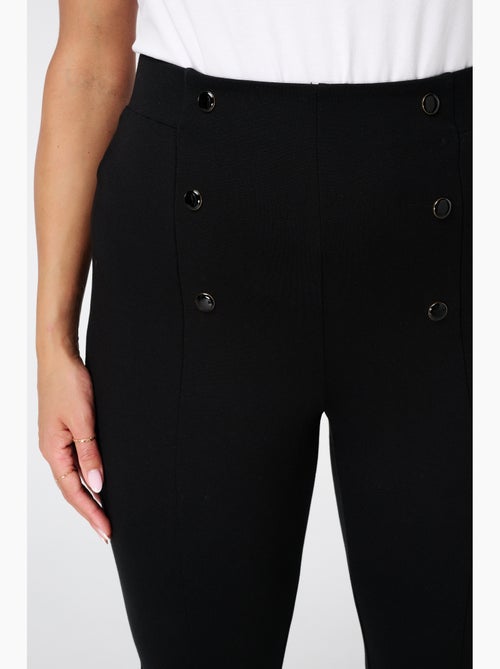 MS MODE Tregging Tregging avec boutons décoratifs - Kiabi