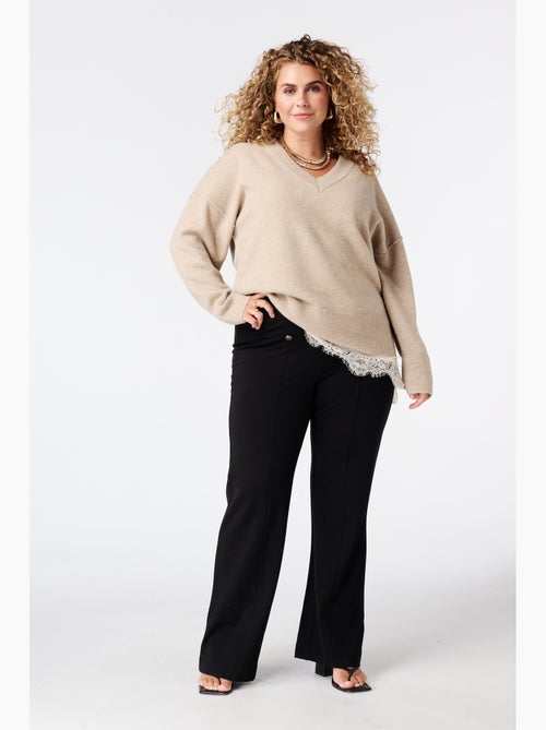 Ms Mode Tregging tregging avec boutons fantaisie - Kiabi Ms Mode Tregging tregging avec boutons fantaisie - Kiabi