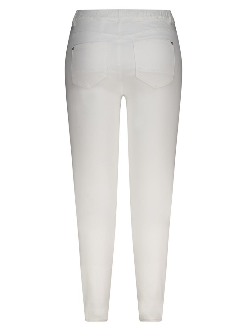 MS MODE Tregging Tregging avec un look denim Blanc Blanc - Kiabi