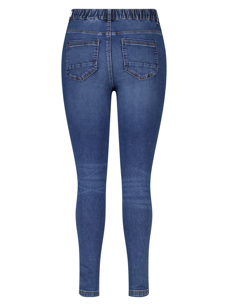 MS MODE Tregging Tregging avec un look denim Bleu denim - Kiabi