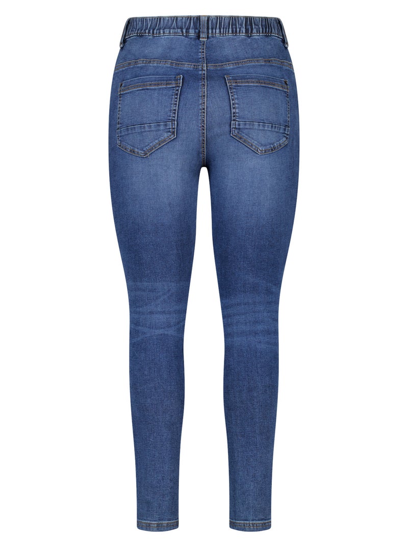 MS MODE Tregging Tregging avec un look denim Bleu denim - Kiabi