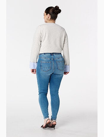 Ms Mode Tregging tregging avec un look denim