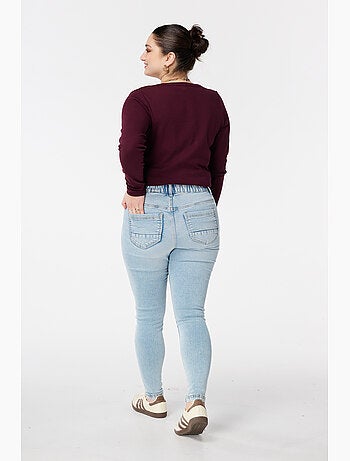 Ms Mode Tregging tregging avec un look denim