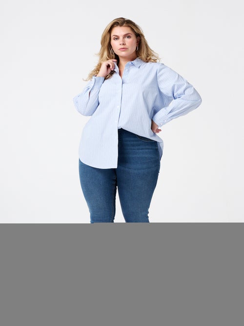MS MODE Tregging Tregging avec un look denim - Kiabi
