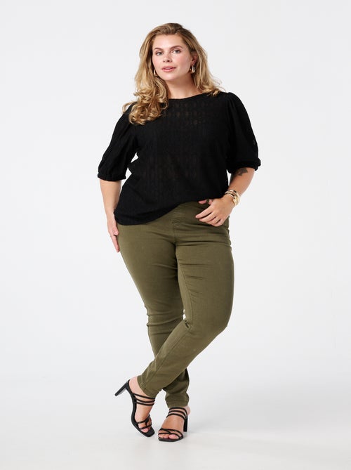 MS MODE Tregging Tregging avec un look denim - Kiabi