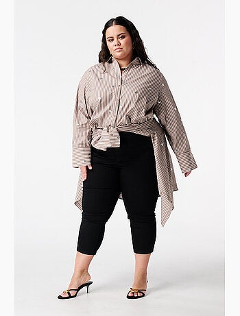 MS MODE Tregging Tregging avec un look denim