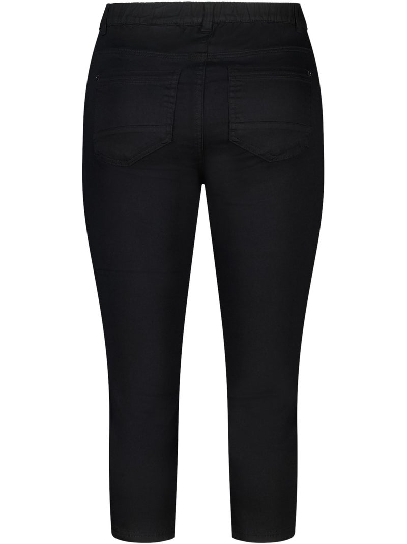 MS MODE Tregging Tregging avec un look denim Noir - Kiabi