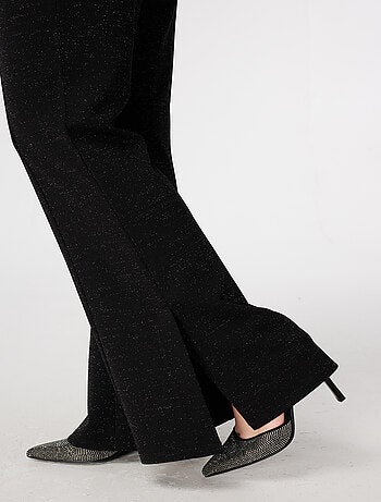 MS MODE Tregging Tregging évasé à paillettes