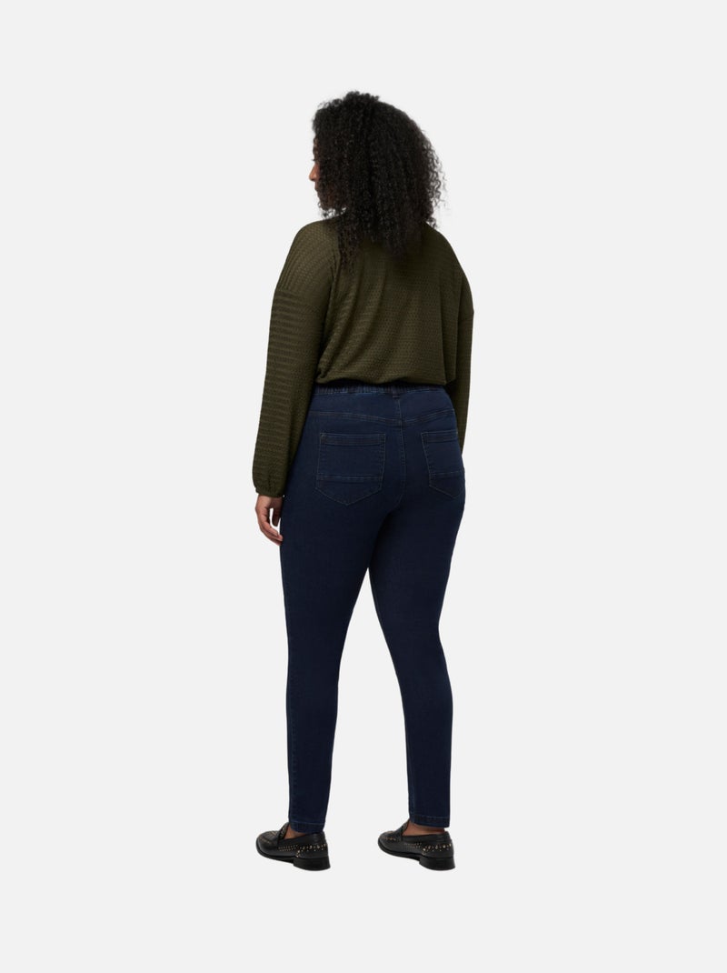 MS MODE Tregging Treggings avec un look denim Bleu denim - Kiabi