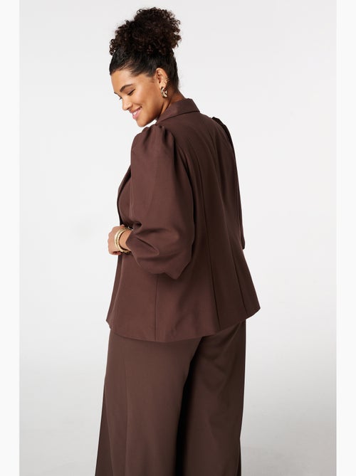 MS MODE Veste Blazer à manches bouffantes - Kiabi